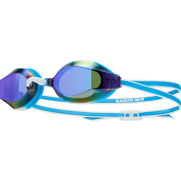 TYR Blackops 140 EV Racing Junior Mirrored blue/white