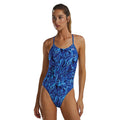 TYR Crystalized Cutoutfit blue front