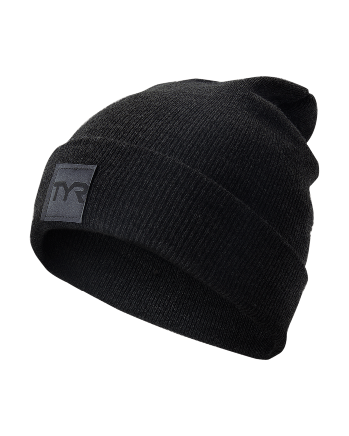 TYR Cuffed Knit Beanie black