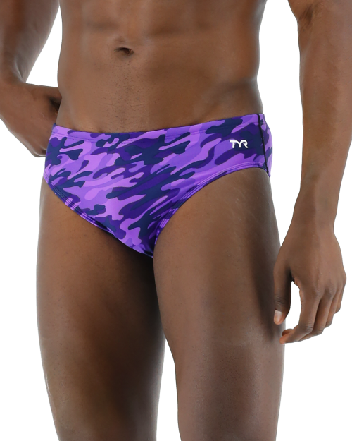 TYR Durafast Camo Racer purple