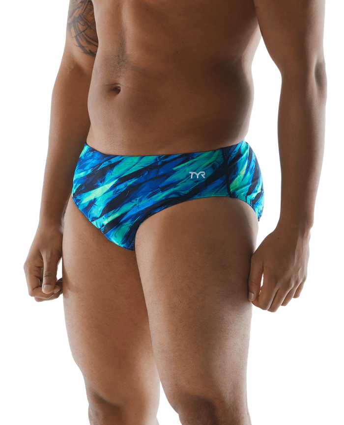 TYR Durafast Elite Vitric Racer blue green