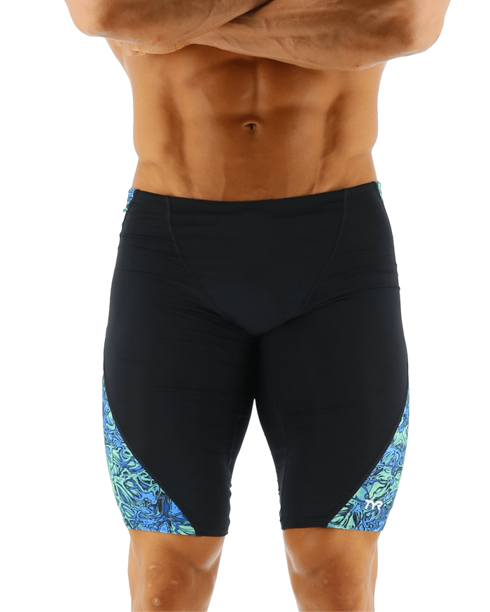 TYR Durafast Lite Nebulous Blade Splice Jammer blue green