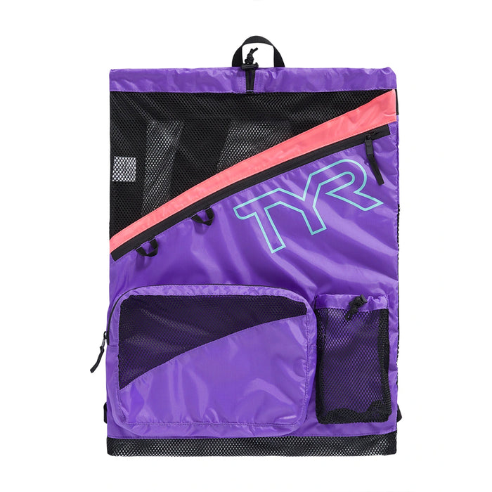 TYR Elite Team Mesh Backpack purple pink