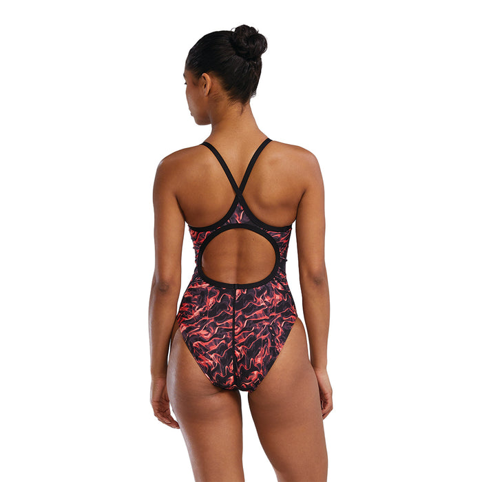 TYR Energia Diamondfit red back