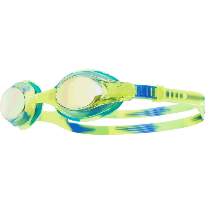 TYR Kids Swimple Tie Dye Mirrored Goggle green blue