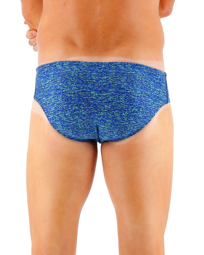 TYR Lapped Racer blue green back