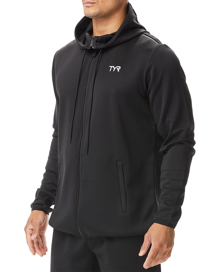 TYR Men's Alliance Podium Zip Hoodie black