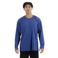 TYR Men's Raglan Long Sleeve Performance Tee front