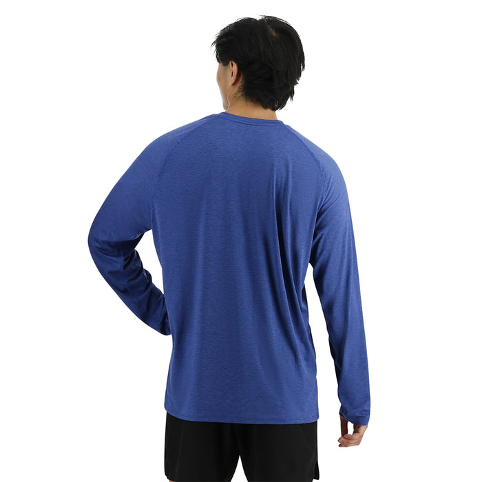 TYR Men's Raglan Long Sleeve Performance Tee back