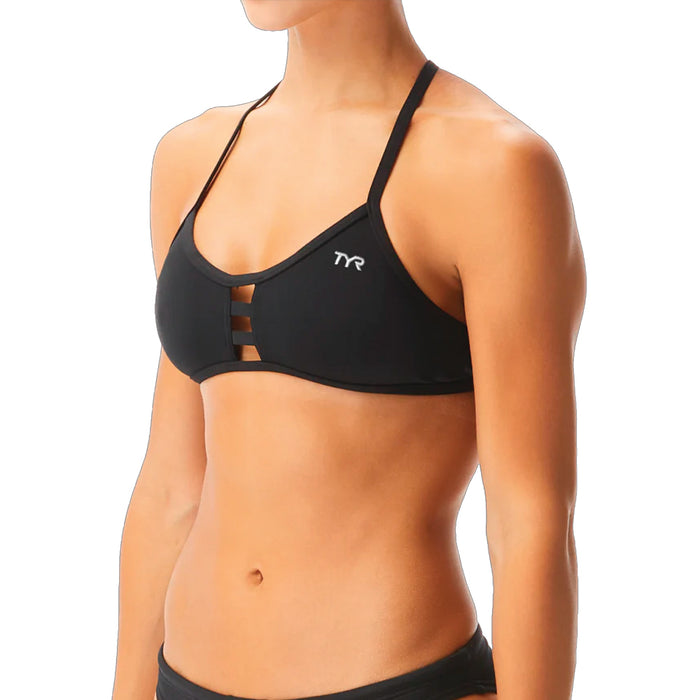 TYR Solid Pacific Tieback Top black