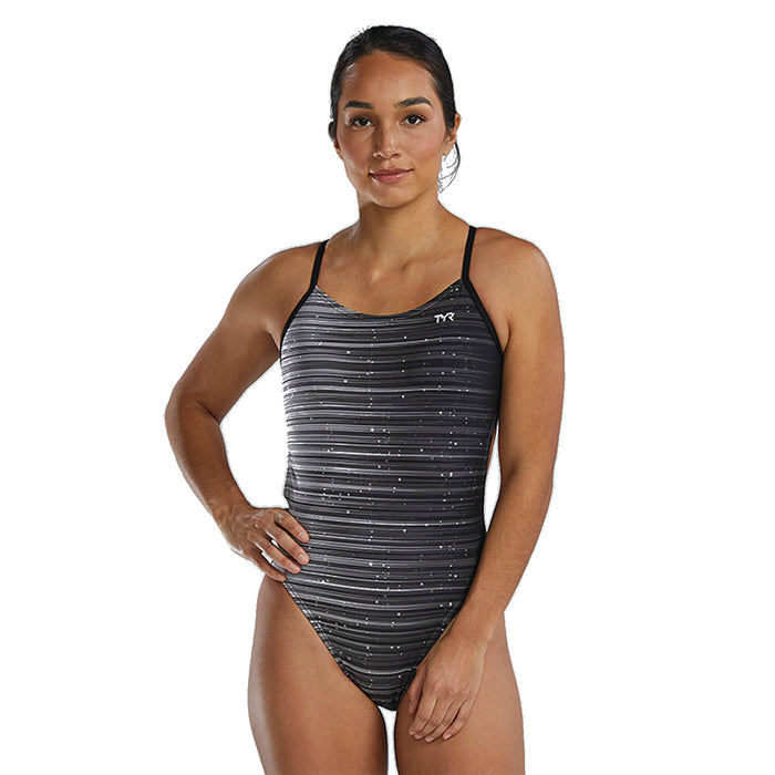 TYR Speedwarp Cutoutfit titanium front