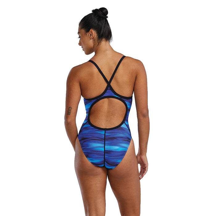 TYR Techno Wave Diamondfit blue back