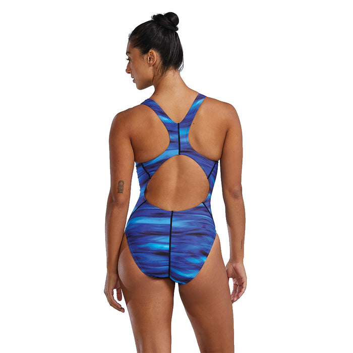 TYR Techno Wave Maxfit blue back