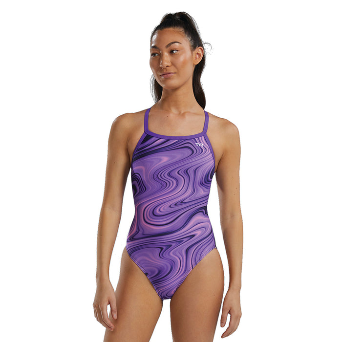 TYR Vitality Diamondfit purple front