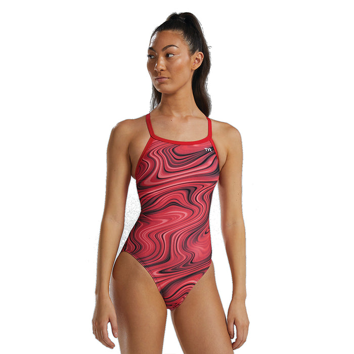 TYR Vitality Diamondfit red front