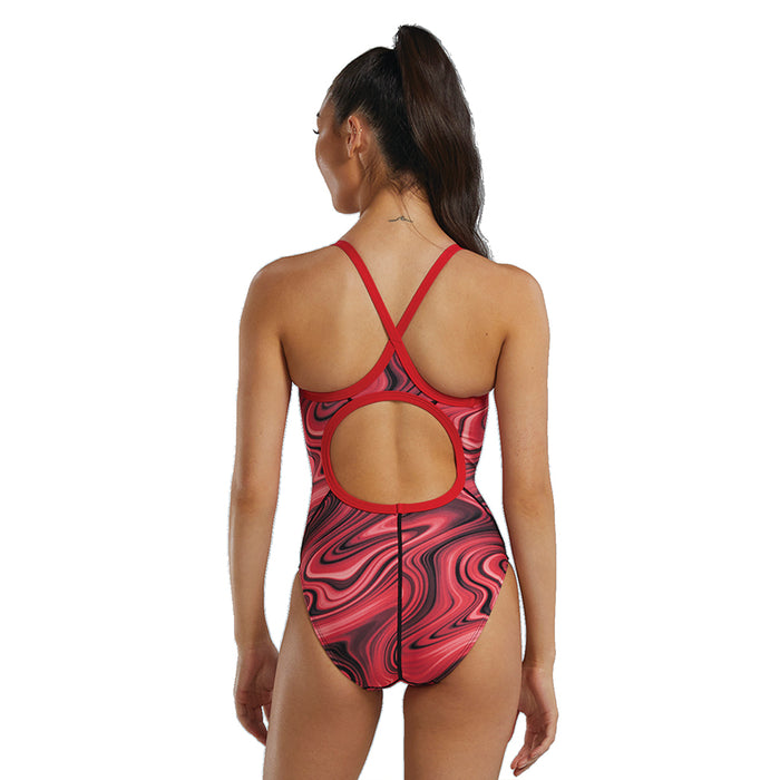 TYR Vitality Diamondfit red back