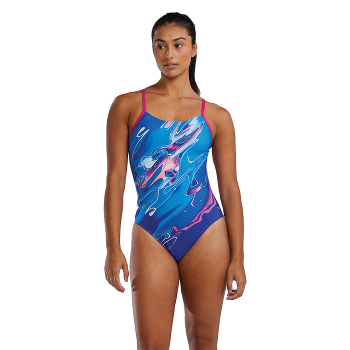 TYR Women's Abstractai Cutoutfit front