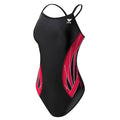 TYR Women's Phoenix Splice Diamondfit black red