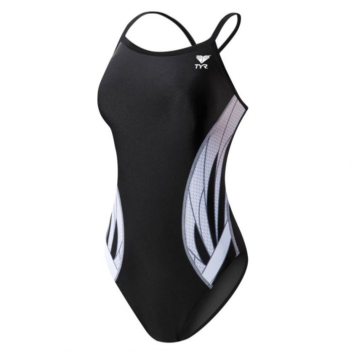 TYR Women's Phoenix Splice Diamondfit black white