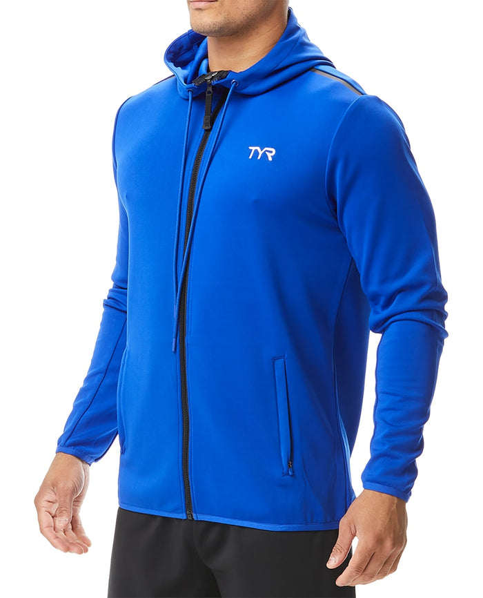 TYR Men's Alliance Podium Zip Hoodie royal
