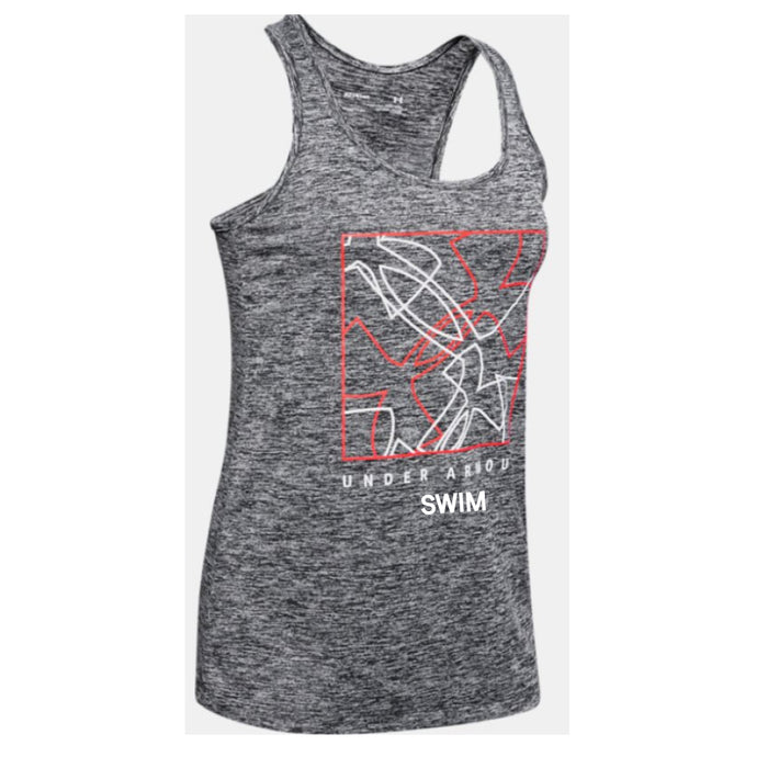 Under Armour Tech Twist Swim Tank pink