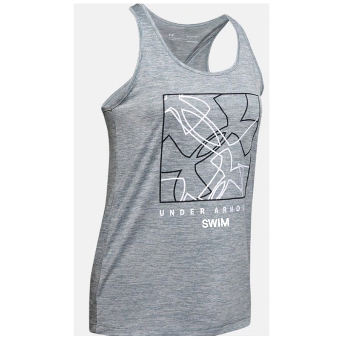 Under Armour Tech Twist Swim Tank pink