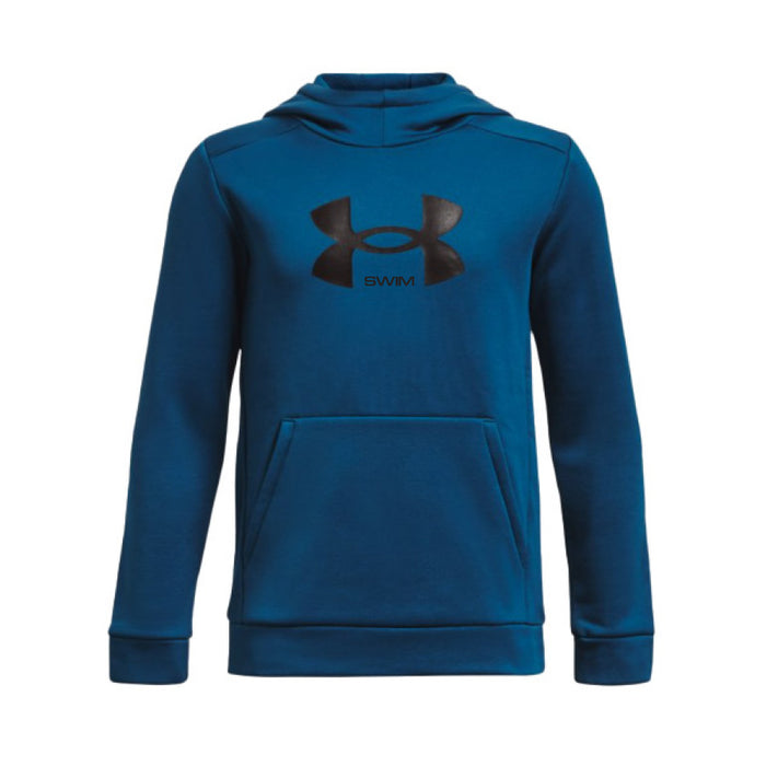 Under Armour Youth Fleece Big Logo Hoodie navy