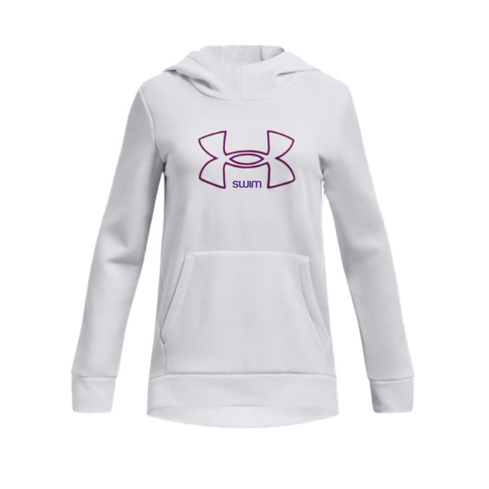 Under Armour Youth Fleece Big Logo Hoodie white