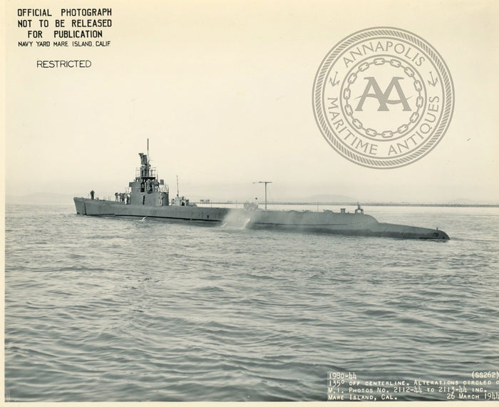USS Muskallonge (SS-262) Submarine - Annapolis Maritime Antiques