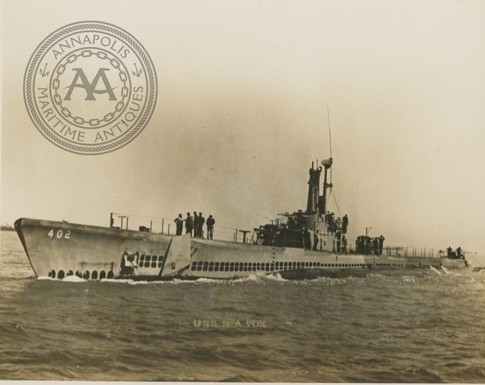 USS SEA FOX (SS-402) Submarine - Annapolis Maritime Antiques