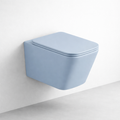 Solid Wall Hung WC Matt Blue - Matte Blue Wall Hung WC Pakistan - Aqua Bath
