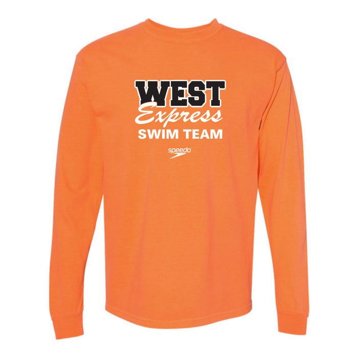 West Express Long Sleeve Team Tee - Orange