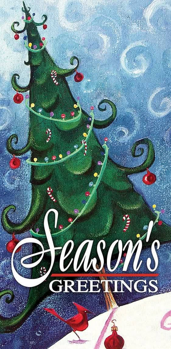 Whimsical Tree Single Vinyl Banner Dekra-Lite