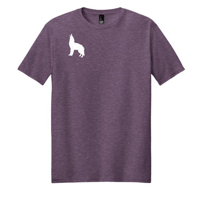 Heathered Eggplant - DM108 - FRONT