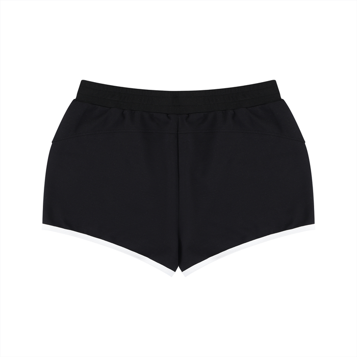 Women's Retro Contrast Binding Shorts