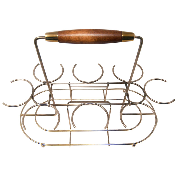 Vintage Wood Handle Open Slot Caddy Top | The Hour Shop