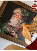 Wooden Classic Santa Wall Art