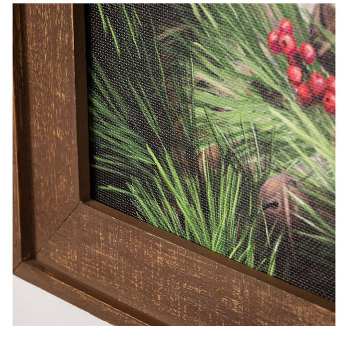 Wooden Classic Santa Wall Art