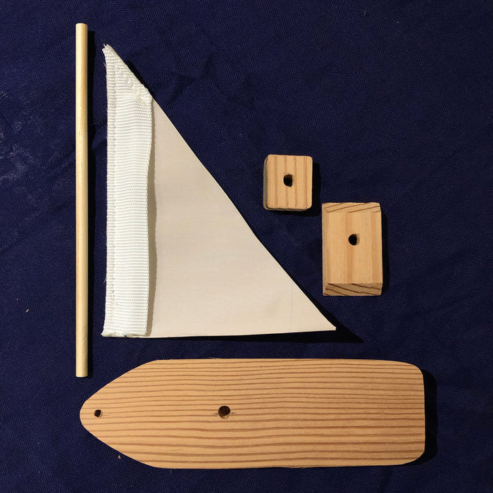 Wooden Sailboat Kit - Annapolis Maritime Antiques