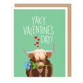 "Yak-y Valentine's Day" Card
